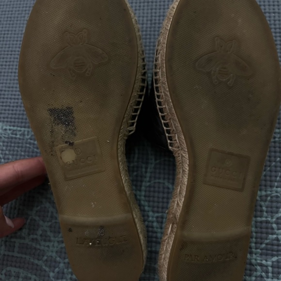 GUCCI MATELASSE ESPADRILLES SIZE 8 - Picture 3 of 3